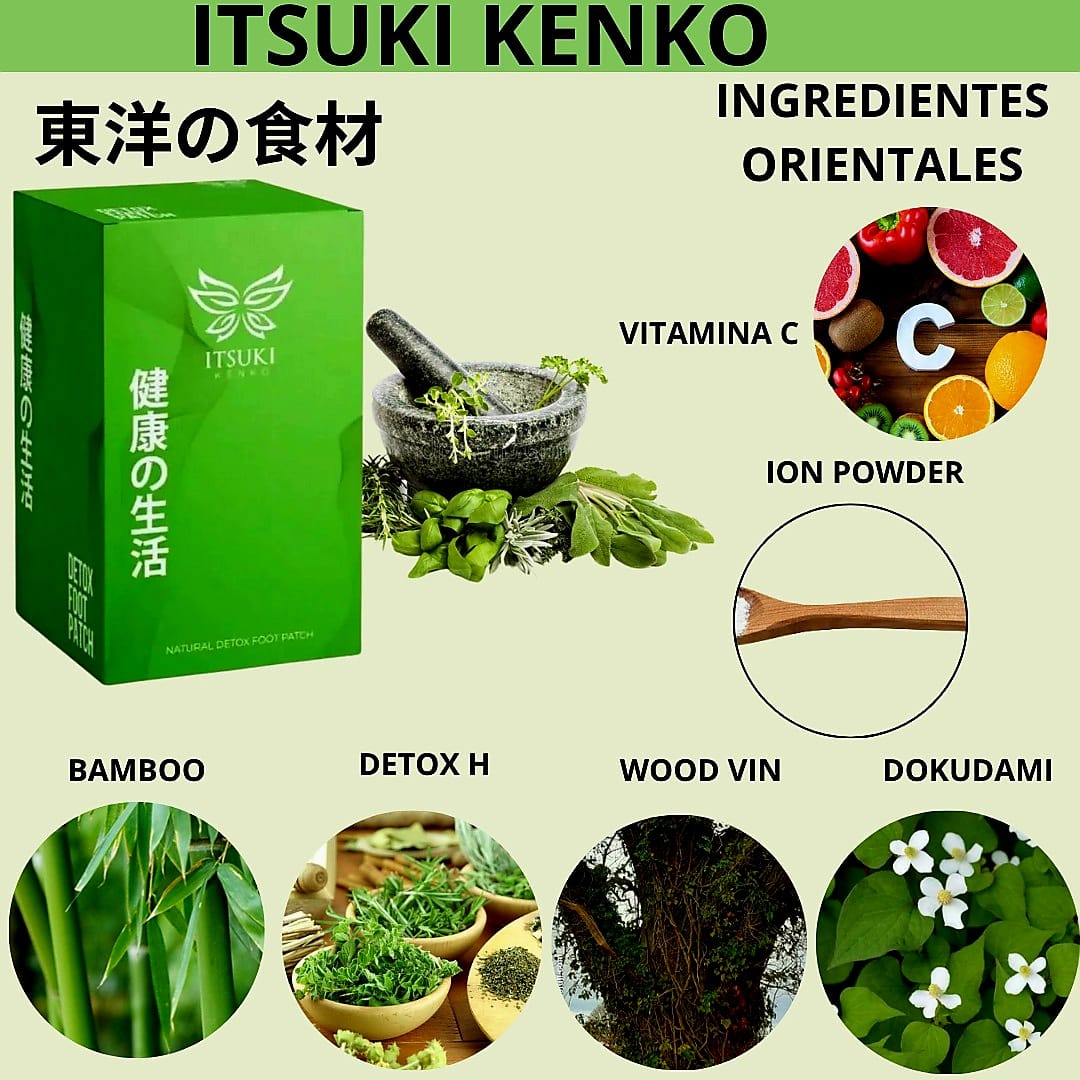Parche desintoxicante/ ITSUKI KENKO PODEROSO DETOX